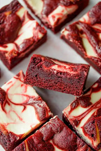 Image of Red Velvet and Cream Cheese Brownies