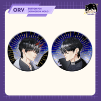 ORV: JoongDok Gold Rainbow Foil 2.25 inch Button Badge