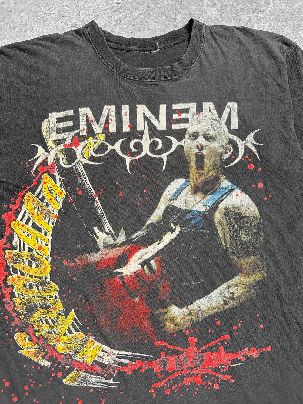 Eminem 2001 'Chainsaw Bootleg' T-Shirt | NLVintage