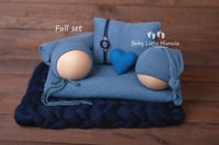 Newborn photo set navy