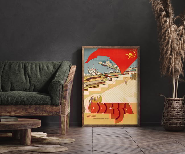 Odessa Vintage Travel Poster | Home Decor