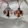Customised Glitter Baubles
