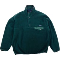 Image 1 of Vintage 90s Patagonia Synchilla Snap T Pullover - Hunter Green