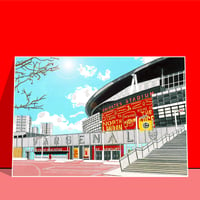 Image 2 of 'The calm before the storm', The Emirates Stadium.