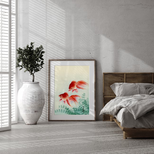 Ohara Koson | Goldfish | Japanese Print