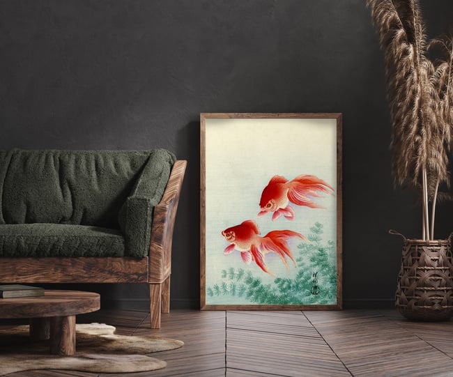 Ohara Koson | Goldfish | Japanese Print