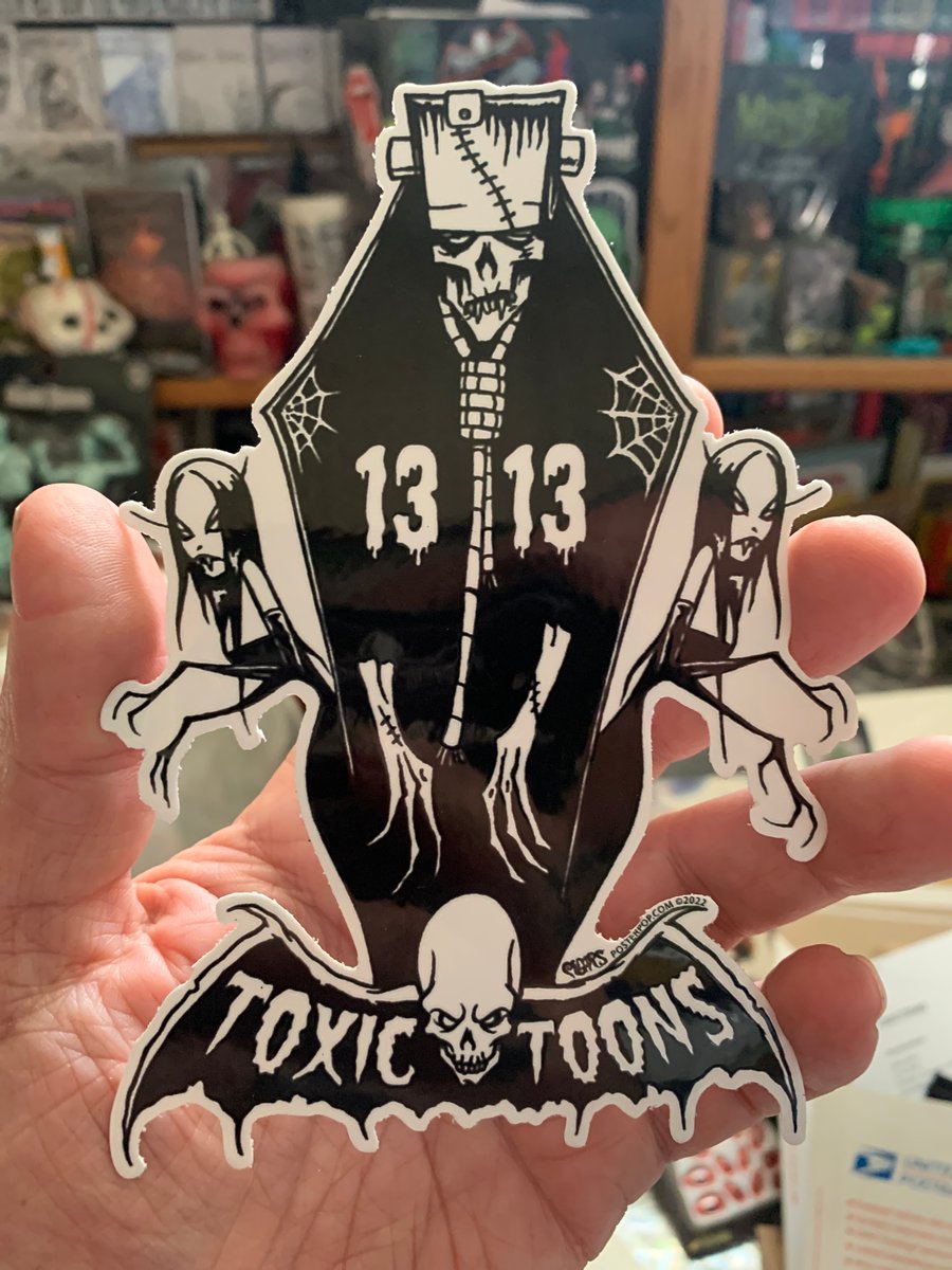 Image of Toxictoons, ghoul, gang sticker