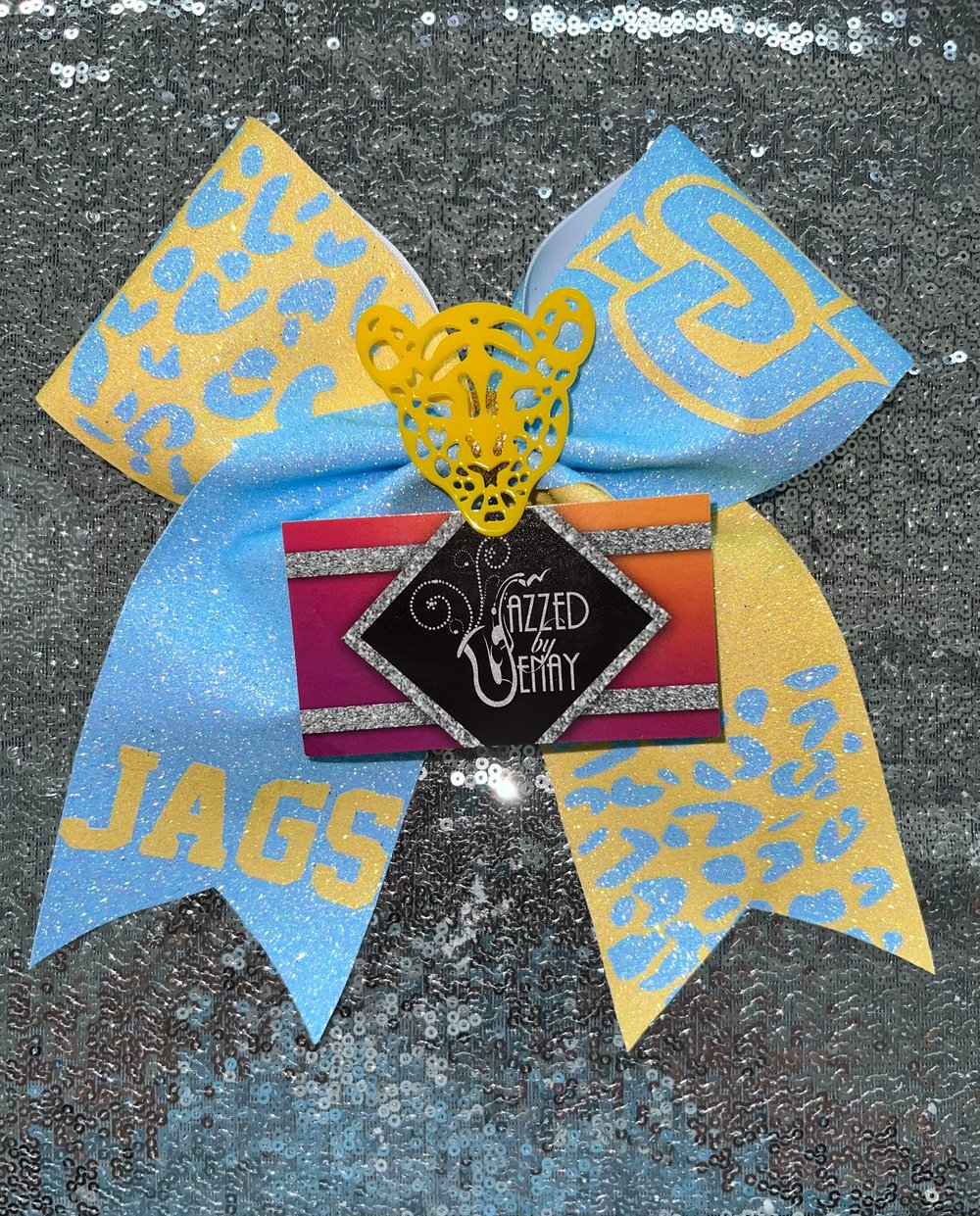 Image of Glitter Cheer Bows 