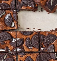 Image of Cookies and Cream Chocolate Fudge Brownies