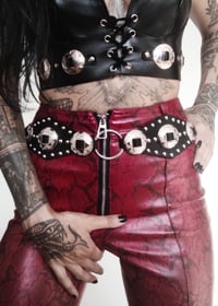 Image 1 of Diamond Conchos Belt