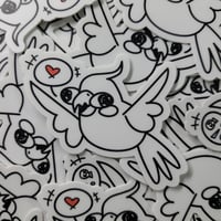 Image 2 of Flying Rats Die-Cut Stickers