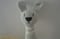 Image of Sonajero conejo gris con rayas blancas