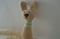 Image of Sonajero conejo beige con rayas mint