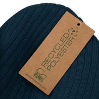 Image 2 of '59 Script Ribbed Knit Beanie