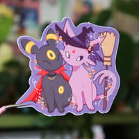 Image 2 of ☆ LAST CHANCE ☆ Spooky Umbreon & Espeon Sticker