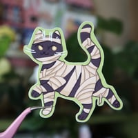 Image 1 of Mummy Cat Sticker