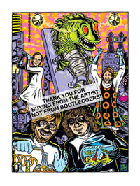 Phish "They Created A Monster" 9 x 12" Signed Print
