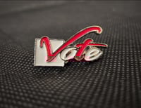 Image 2 of Vote Pins (4 color combos)