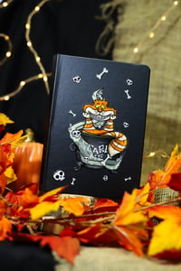 Image 3 of 🟢 STOCK 🟢 CARNET CHESHIRE CAT notebook Halloween - 🎃 PUMP'KILLZ 🎃