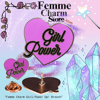 Femme Charm Girl Power Up! Brooch