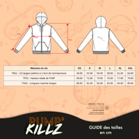 Image 4 of 🔸PRECOMMANDE🔸 SWEAT zip noir Halloween (4 designs) - 🎃 PUMP'KILLZ 🎃