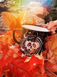 Image 5 of 🟢 STOCK 🟢 MUGS en metal Halloween (4 designs) - 🎃 PUMP'KILLZ 🎃