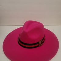 Image 3 of CG Band Wide Brim Fedora