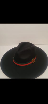 Image 5 of CG Band Wide Brim Fedora