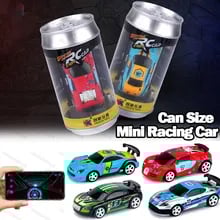 Magic 2.4G Mini High Speed Cola Can Remote Control Car Charge Pocket Remote Control Jar Car 8023G