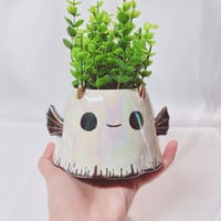 Image 1 of Smile devil ghost small planter