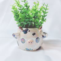 Image 3 of Cow small planter (Price reduce due to imperfect surface)