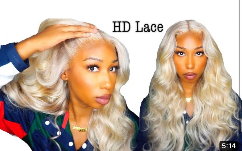 Image of Ash Blonde HD Lace Wig 