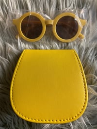 Image 1 of Yellow Toddler Purse & Sunglasses 