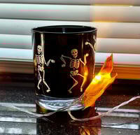 Image 1 of 30cl Black Gloss Halloween Candle