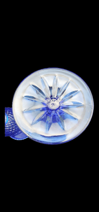 Image 15 of 3 Piece Avon Fostoria Cobalt George & Martha Washington