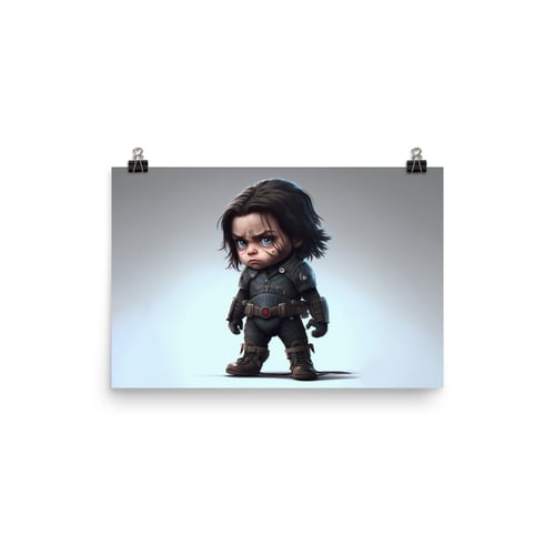 Image of Marvel Babies - The Winter Soldier | Photo paper poster