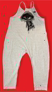 Image 2 of “GIVE’EM LIP” CUSTOM PAINTED BAGGY JUMPER MEDIU