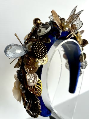 Image of Cobalt blue D&G inspired headband 