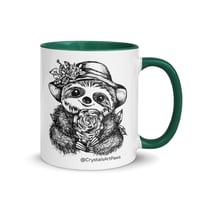 Image 24 of Lady Rosey The Sloth Mug Line Art by CrystalsArtPaws