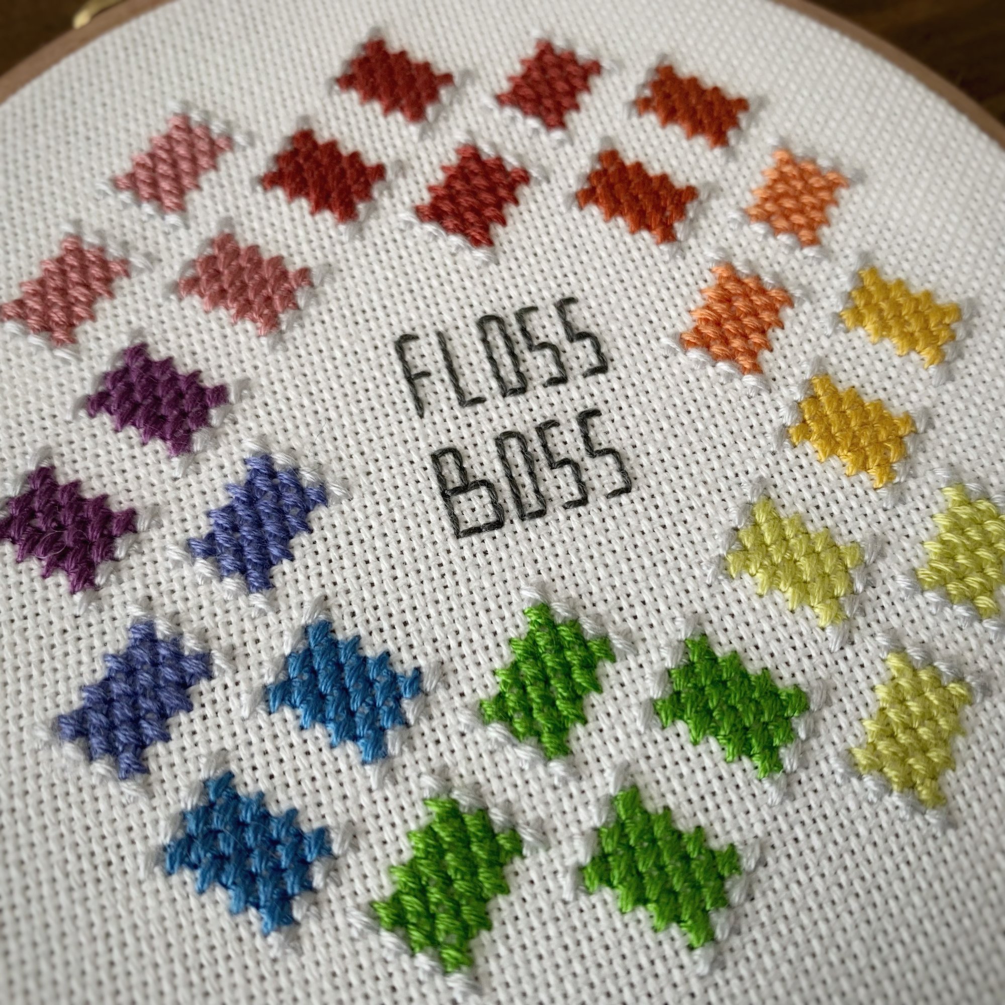 Floss Boss Cross Stitch PDF Pattern