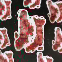 Image 1 of Bloody finger artwork sticker 