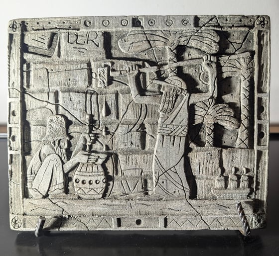 Image of BAS-RELIEF Perchiste 