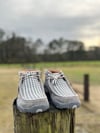 Twisted X Grey Checkered Driving Mocs 