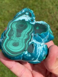 Image 15 of Malachite And Chrysocolla Polished Face #1841