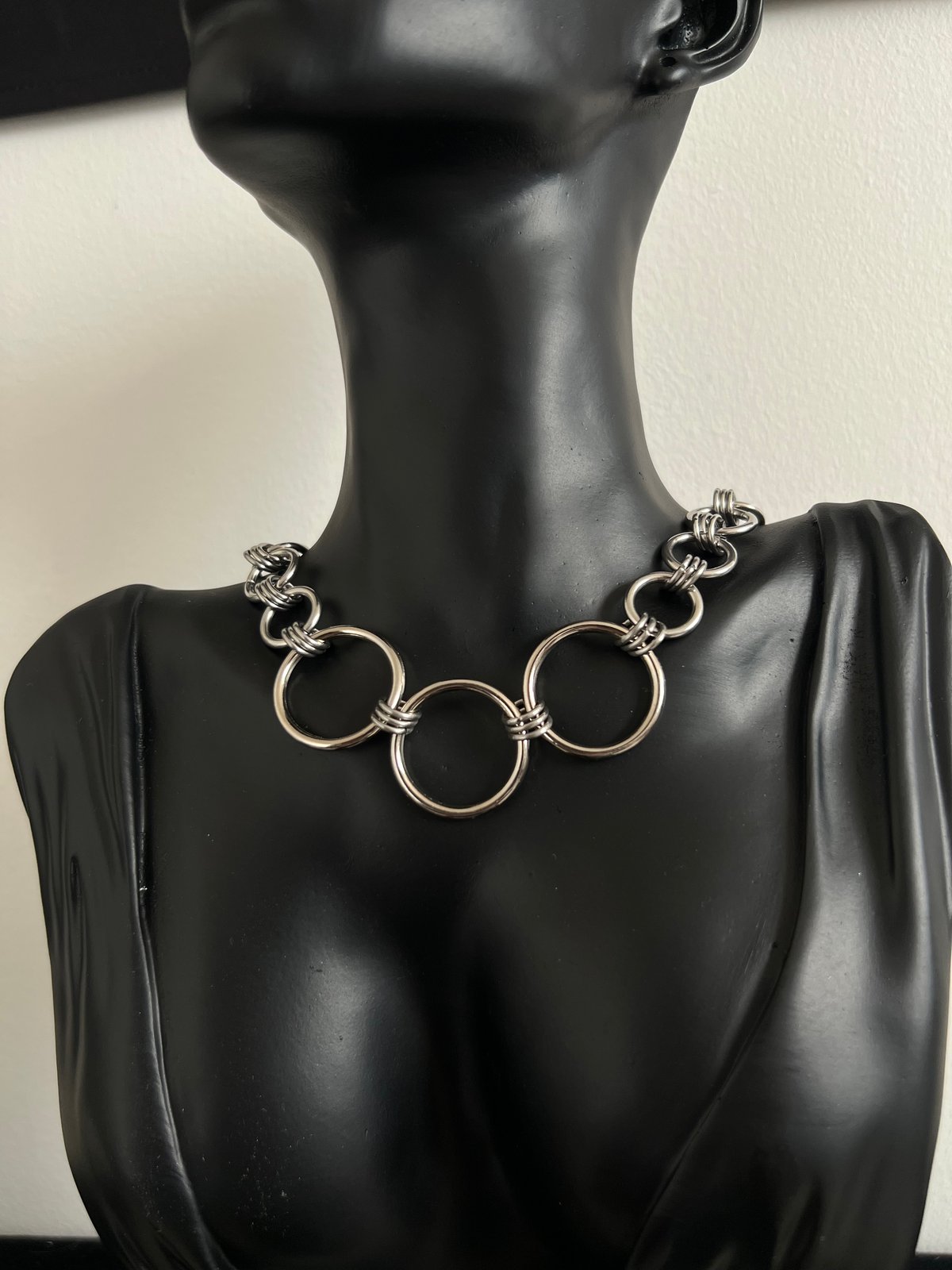 Metal sale ring choker