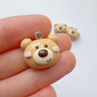 Image 2 of Cute Bear Polymer Clay Charm