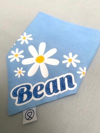 Image 2 of Spring Daisies Personalised Bandana 