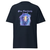 Image 3 of Unisex classic tee, Glow Fearlessly Horse Tee