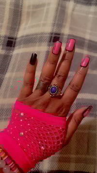 Image 4 of Nails - Short (Pink Cartoon)