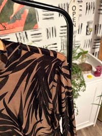 Image 2 of Velour sheer bodysuit 